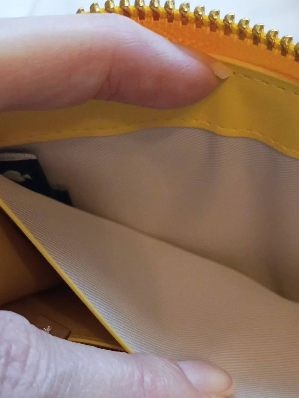 kate spade Yellow Floral Zip-Around Wallet